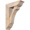 Ekena Millwork Legacy Traditional Smooth Bracket w/ Offset Brace, Douglas Fir, 7 1/2"W x 24"D x 32"H BKT0806X24X32LEC01SDF - alternate 1